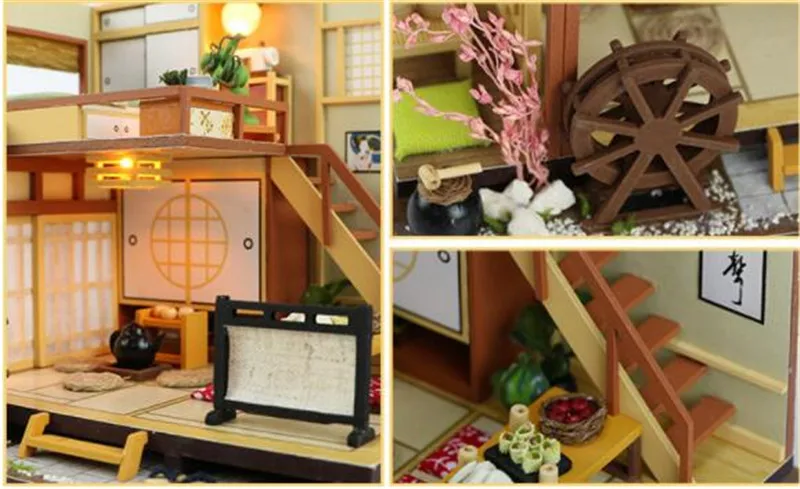 Furniture Doll House Karuizawa's Forest Holiday Wooden Miniature DIY DollHouse Furniture Kit Doll Home Toys For Christmas Gift Furniture Doll House Karuizawa's Forest Holiday Wooden Miniature DIY DollHouse Furniture Kit Doll Home Toys For Christmas Gift