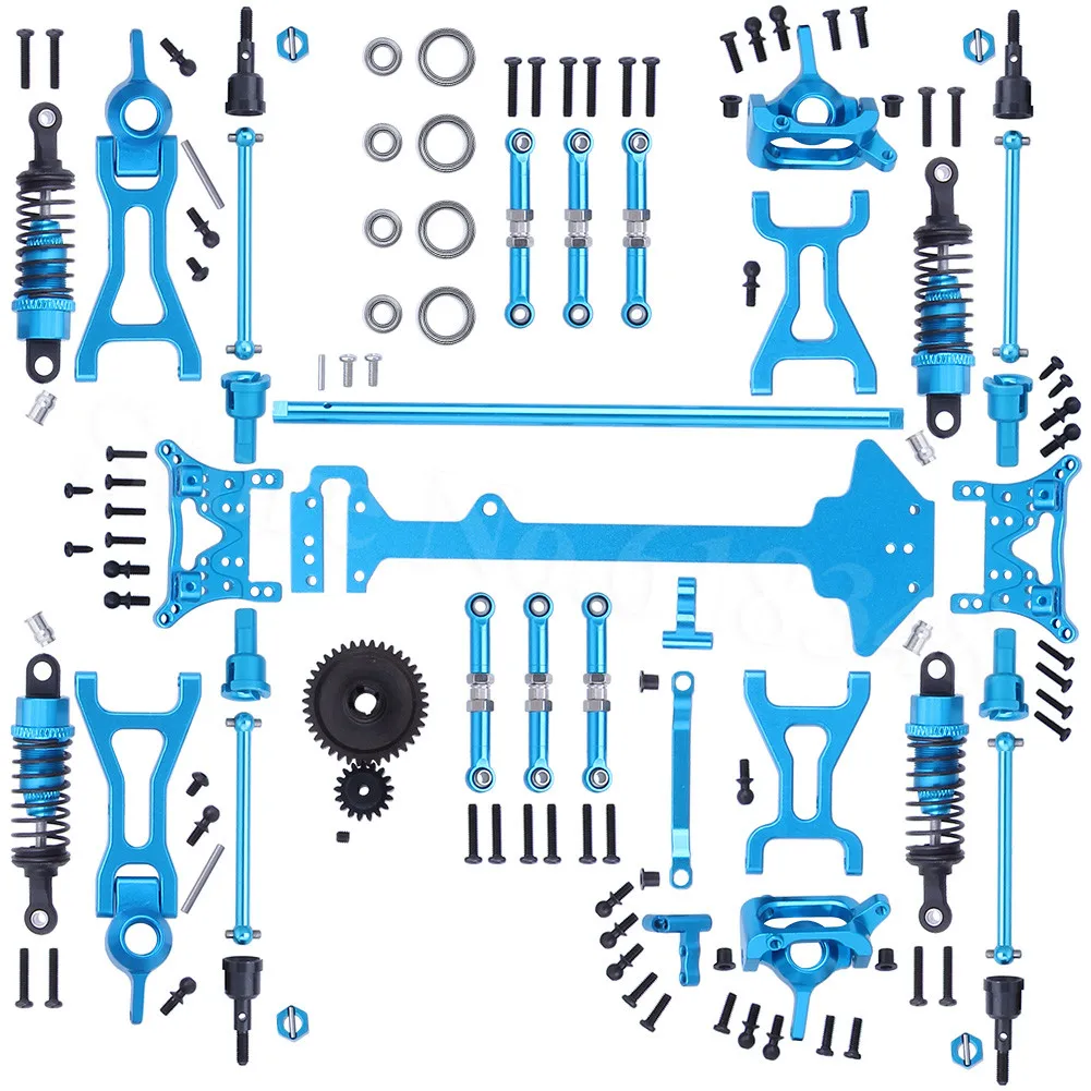 Aluminum Metal Upgrade Parts Kit For WLtoys 1/12 124006 12428 12429