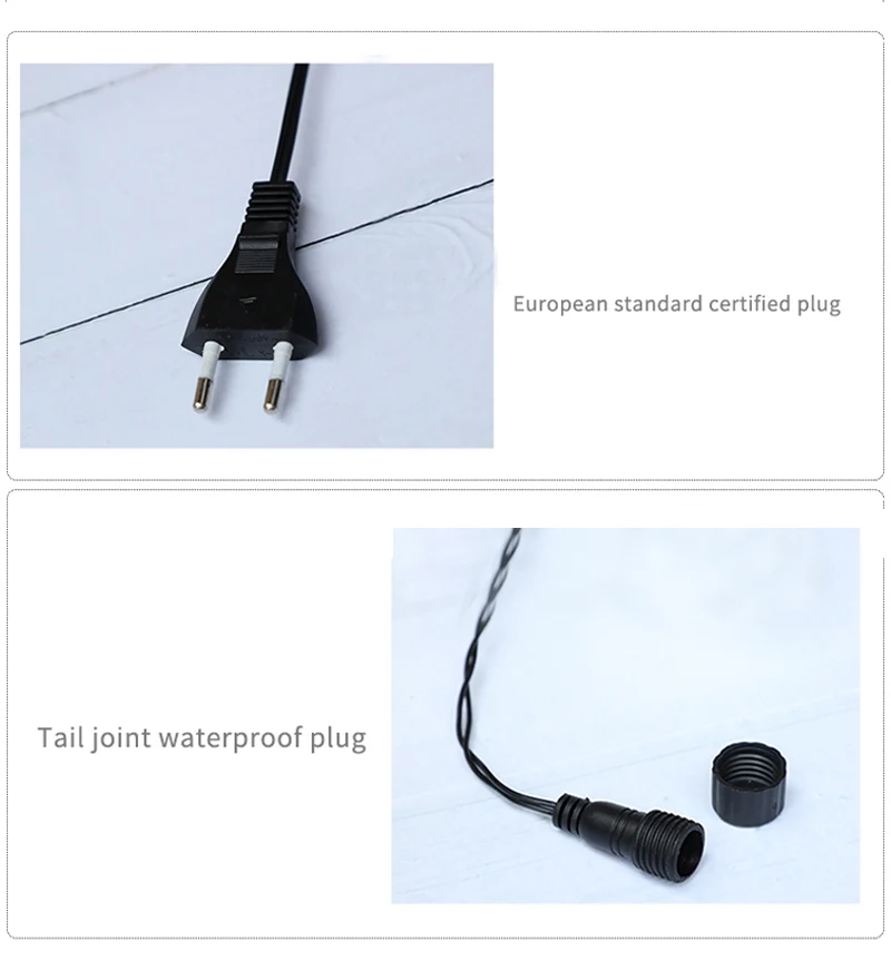 Штепсельная Вилка европейского стандарта, 5 м 20 светодиодный Свадебные гирлянды рождественское освещение светодиодный Глобус гирлянда