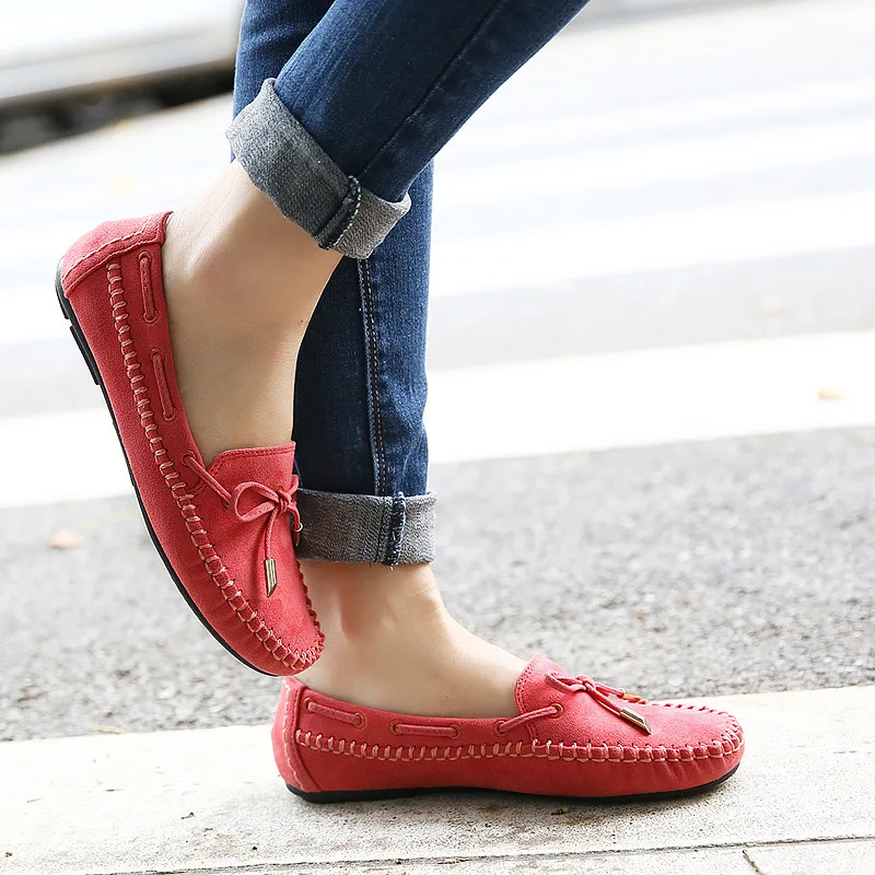 High Quality Genuine Leather Loafers Women Causal Fashion Women's Flats