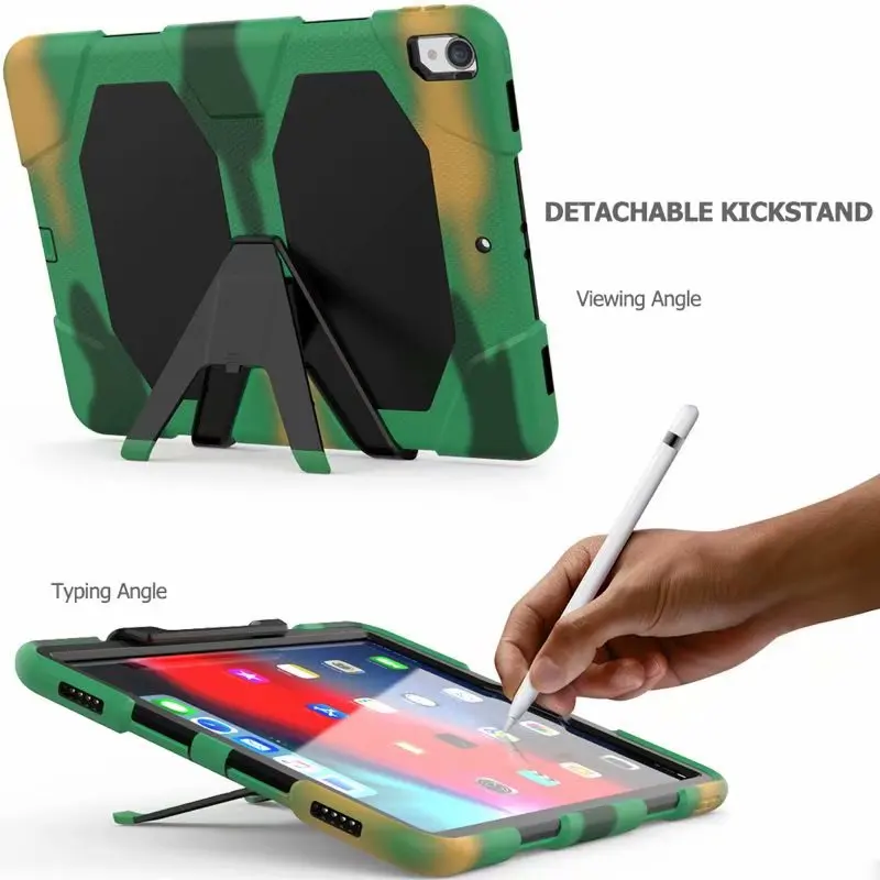Чехол для ipad pro 12,9 Чехол Броня подставка для планшета ударопрочный сверхмощный стенд висячий корпус для Apple ipad pro 12,9+ ручка