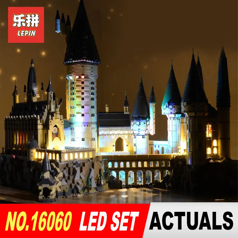 

Lepin Led Light Up For Hogwarts Castle Magic School Model Building Block Light Compatible With 71043 And 16060 (Only Light Set)