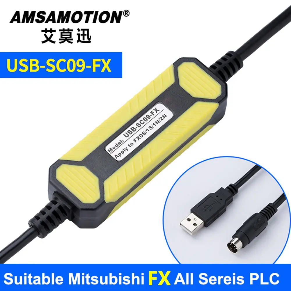 USB-SC09-FX для Mitsubishi PLC Кабель для программирования FX0N FX1N FX2N FX0S FX1S FX3U FX3G серии Связь кабель