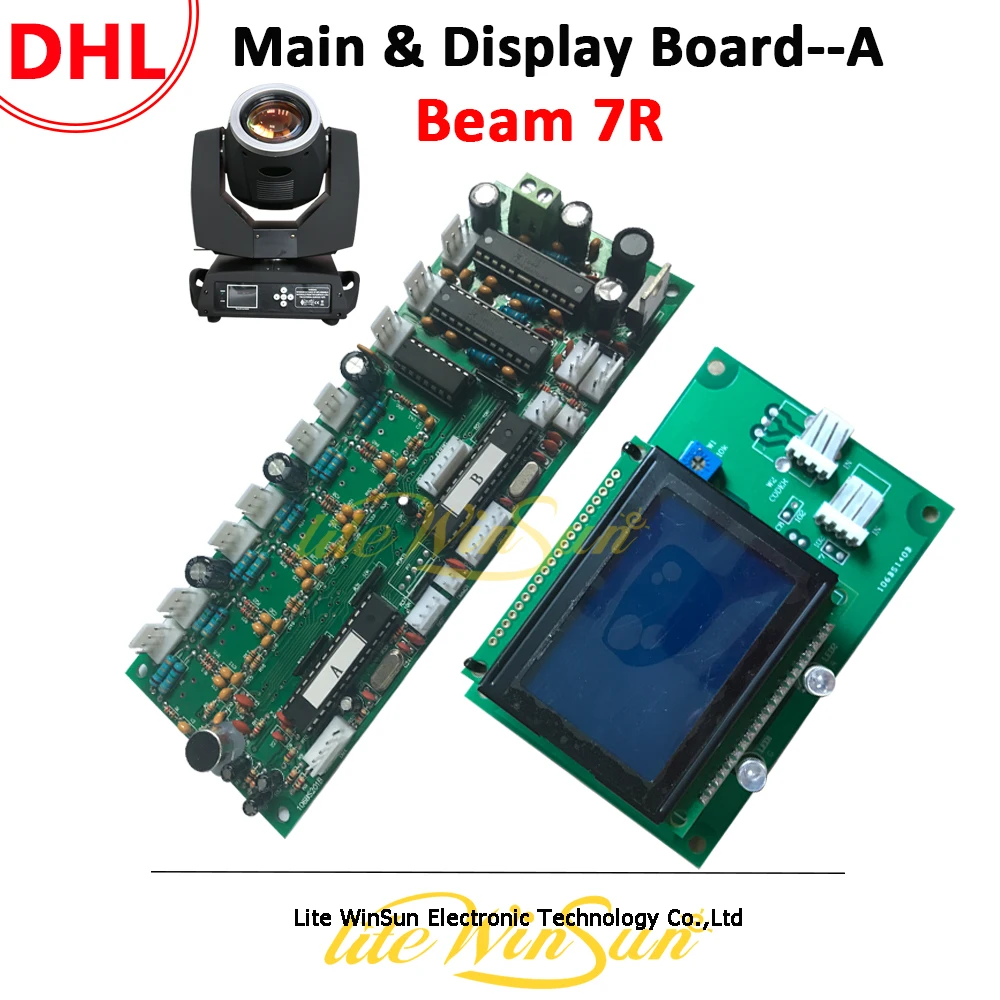 

Litewinsune DHL Free Ship Main Board/Display Board for Beam R7 230W Sharp Moving Head Light Mother Board Mainboard Touch Screen