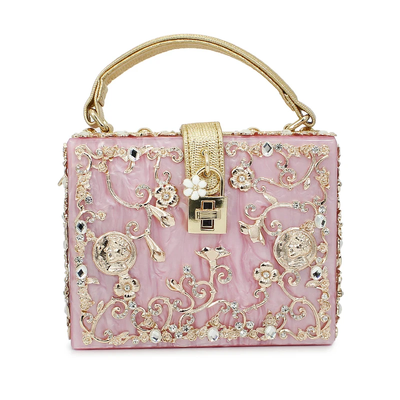 Fancy wedding handbags women fashion acrylic handbag bags evening party