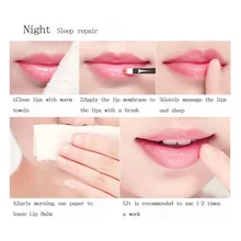 30 г розовый маски для губ коллагеновый крем губ оперение антивозрастной увлажняющая маска старения морщин гель витамин ночной крем