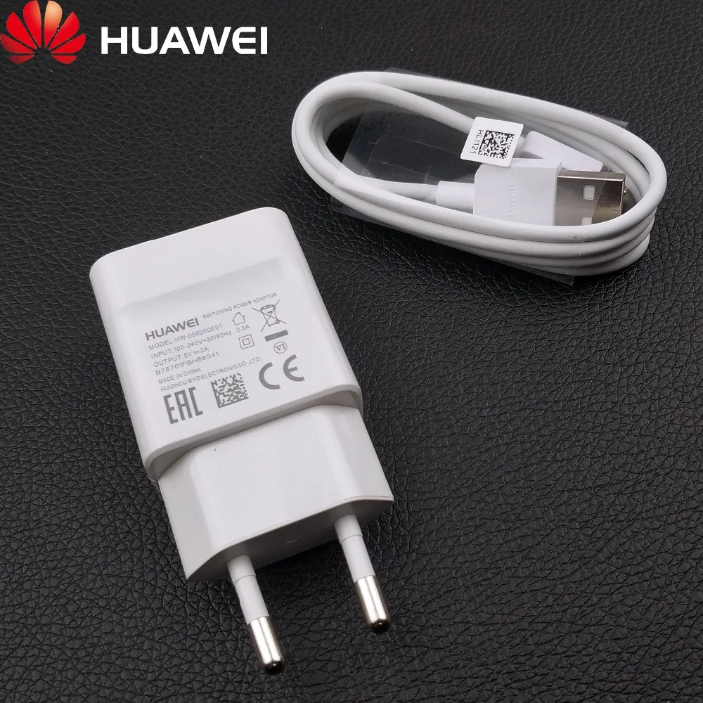 

original huawei honor 7x charger 5v 2a eu travel wall micro usb cable charge adapter for huawei honor 8x y6 y5 y3 y5 ii p8 lite