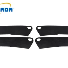 Sunfada Одежда высшего качества углерода Волокно кожа внутренняя двери Панель Защитный чехол для Skoda kodiaq автомобиль-Стайлинг