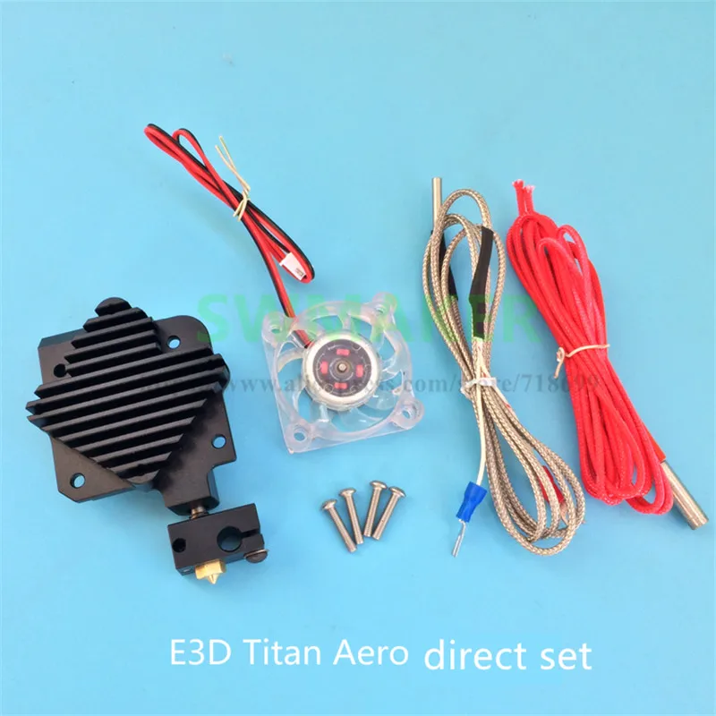 Комплект для экструдера SWMAKER Titan Aero V6 PT100 1 75 мм/3 мм|3d printer v6|for 3d printerextruder radiator |