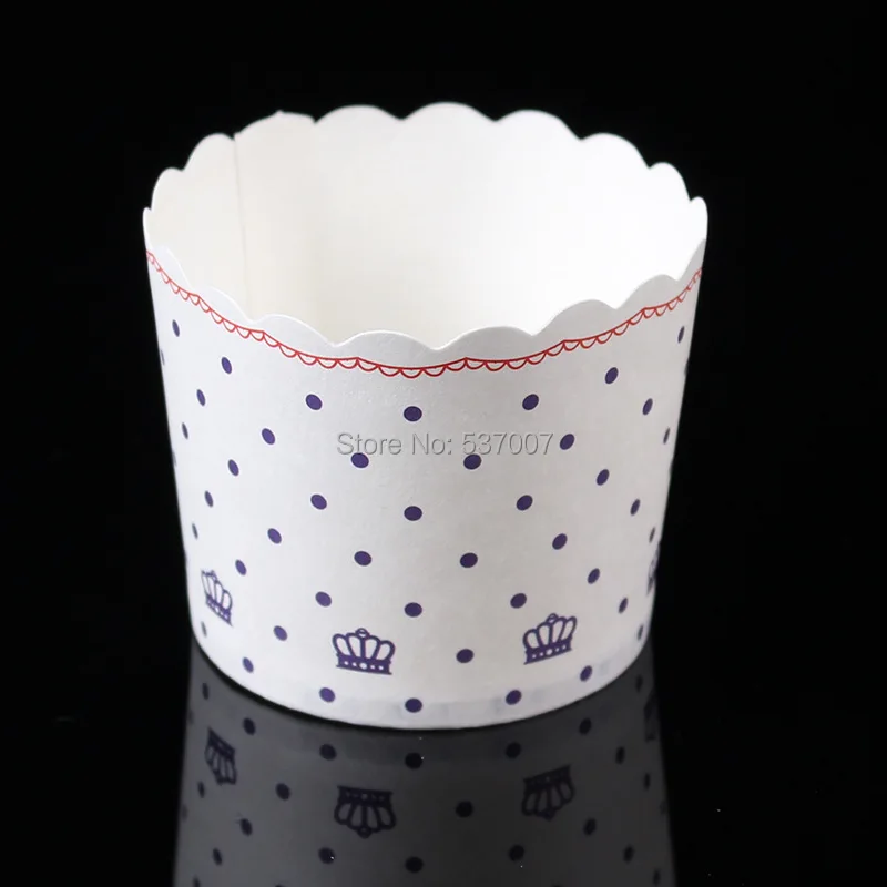 Buy Wholesale 100pcs/lot Polka Dot Paper Muffin Cups