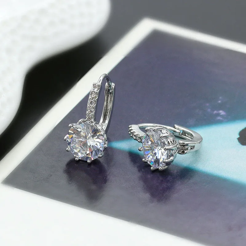 Trendy Silver Plate Earrings-Silver-6
