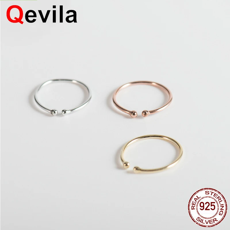 Женское кольцо из серебра 925 пробы Qevila позолоченное для помолвки и