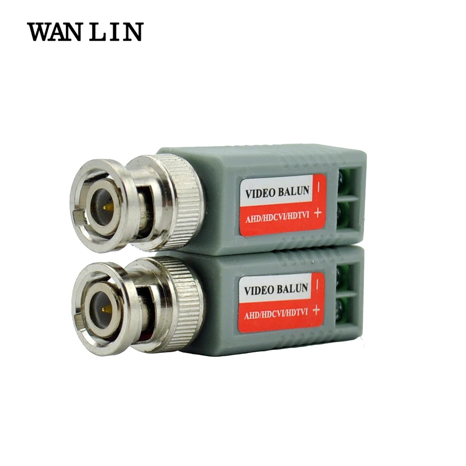 

WANLIN 10pcs(5Pairs) AHD/TVI/CVI CCTV Twisted BNC Passive Video Balun Transceiver COAX CAT5 Camera UTP Cable Coaxial Camera DVR