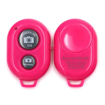 

new arrive Wireless Bluetooth Phone Camera Remote Control Shutter rose red