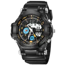 Новые модные мужские спортивные часы мужские кварцевые аналоговые светодиодный цифровые часы мужские военные водонепроницаемые часы Relogio Masculino