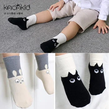 

Kacakid Baby boy girls cotton socks newborn cute slip-resistant floor socks kid's cartoon cat rabbit socks