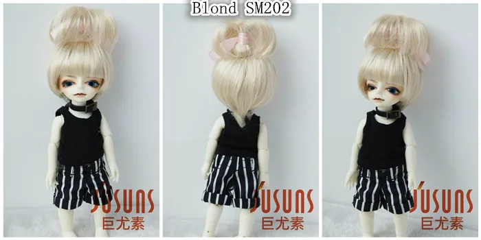 JD002 1/12 1/8 милый фонтан синтетический мохеровый BJD wigsuit для размера 3-4 дюймов 4-5 дюймов 5-6 дюймов куклы модные аксессуары