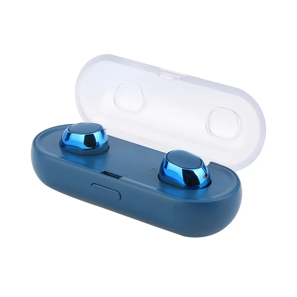 VOBERRY мини Близнецы беспроводной Bluetooth 4,2 стерео наушники вкладыши гарнитура с зарядки Box Mic для Iphone Xiaomi микрофон