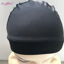 Черный купол Кепки S 1 шт.-20 шт. бесклеевой волос чистой парик Лайнер Дешевые парик Кепки S для изготовления искусственные парики спандекс чистая эластичная купол парик Кепки