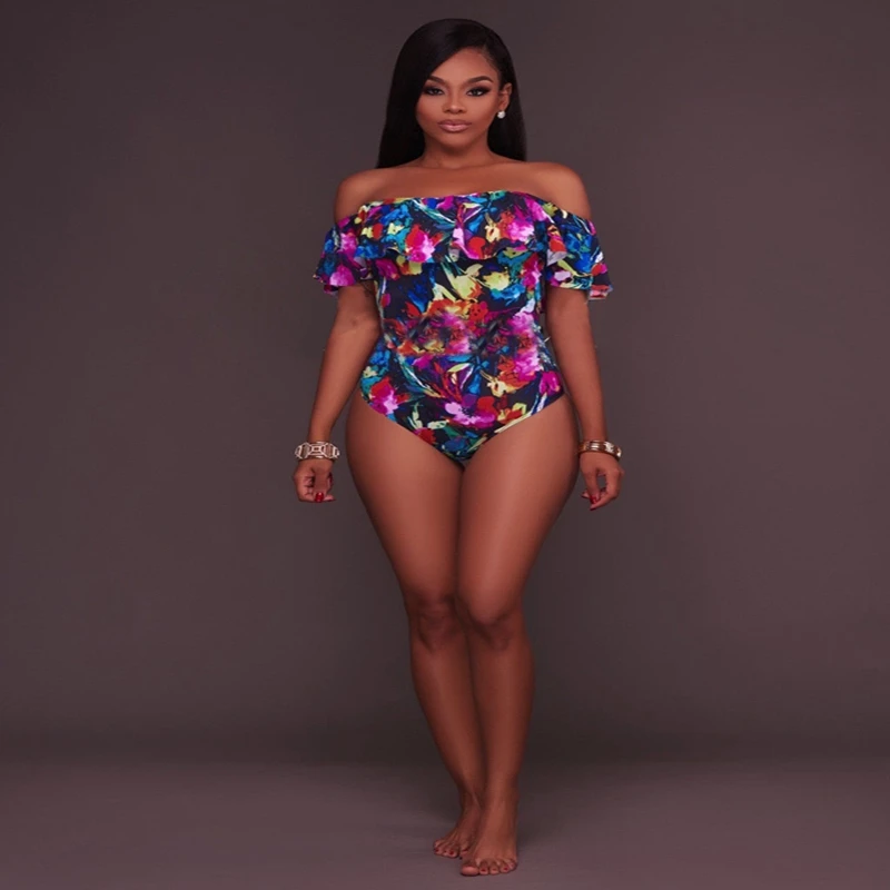 

Summer Women One-Piece Monokini One Shoulder Sexy Swimsuit Swimwear Beachwear Push Up Bathing Beachwear