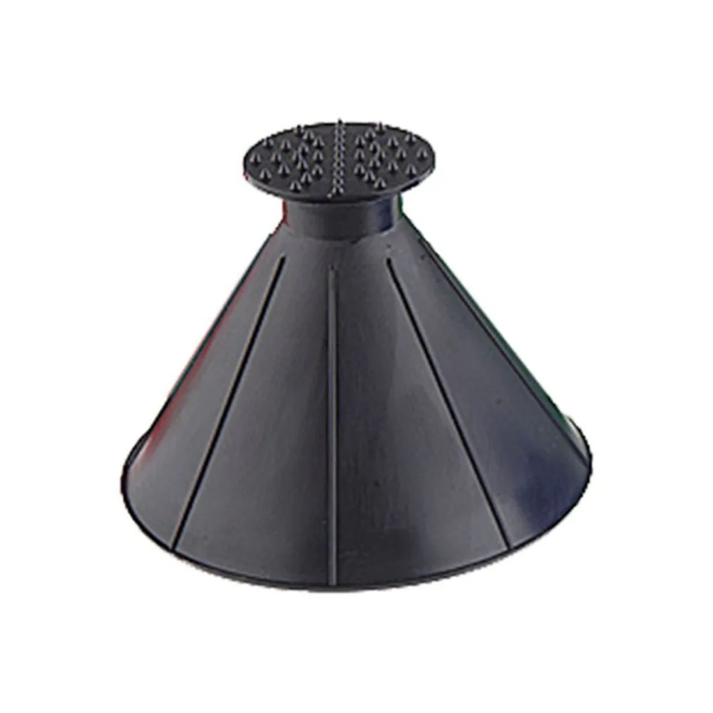 

US Car Windshield Ice Scraper Tool Cone Shaped Outdoor Round Funnel Remover Snow
