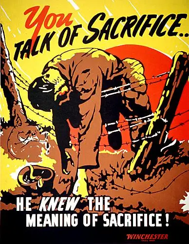 Enroll Soldier Strike Army Fire US WWII WW2 Propaganda Vintage Poster 