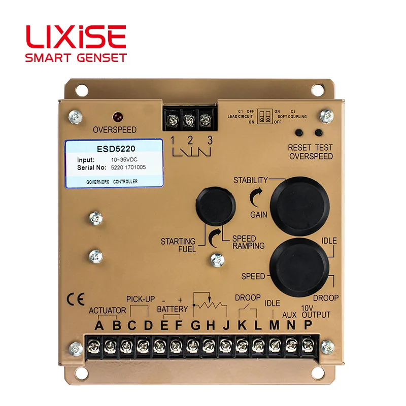 

ESD5220 LIXiSE speed controller of genset electronic governor