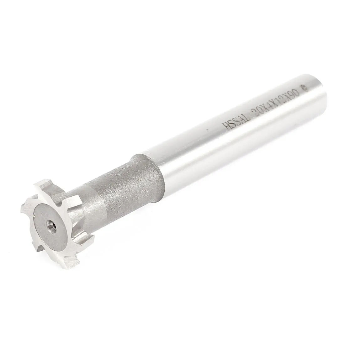 

UXCELL Hardware Milling Cutter 4Mm Depth 20Mm Cutting Dia 6 Flutes Hss T Slot End Mill