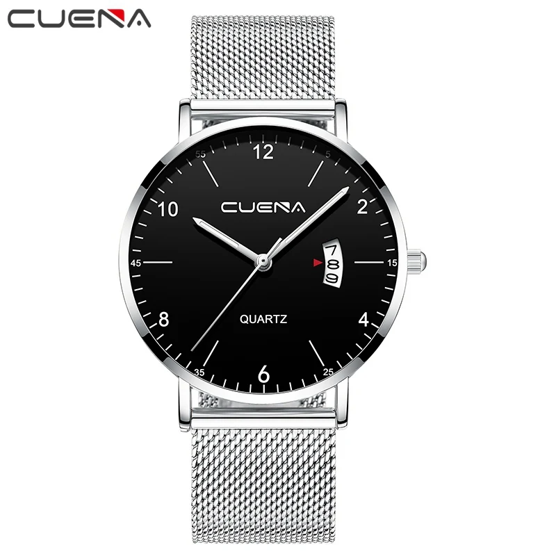 Мужские деловые мужские часы 2019 модные классические образцы Reloj кварцевые