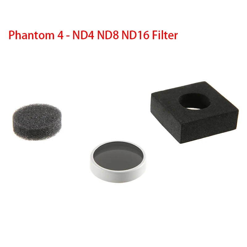 

Original DJI Phantom 4 - ND4 ND8 ND16 Filter For DJI Phantom 4 reduces the amount of light coming into the sensor