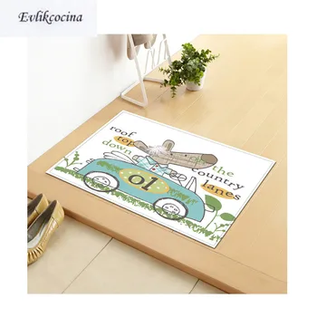 

Free Shipping Racing Car Tapis Salon Absorbent Bath Mat Area Rug For Living Room Non Slip Bedroom Floor Carpet Tapete Infantil