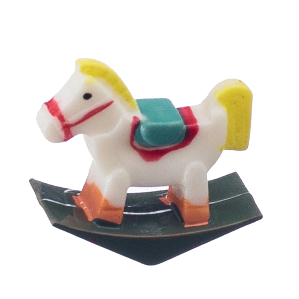 Новый 1:12 кукольный домик миниатюрная лошадка детская мебель