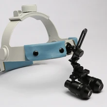 TAO'S 4.0X Регулируемый мульти фокус 4.0X до 5.0X стоматологические лупы с светодиодный головной фонарь с головным убором