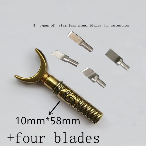 Deluxe Swivel Knife with Extra Angle & Filigree Bladesin Carving from