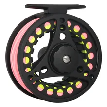 Grande arbor com mosca carretel de pesca combo 1/2 3/4 5/6 7/8wt voar carretel com wf flutuante linha pesca com mosca suporte líder