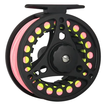 

Large Arbor Fly Fishing Reel Combo 1/2 3/4 5/6 7/8WT Fly Reel With WF Floating Fly Fishing Line Backing Leader
