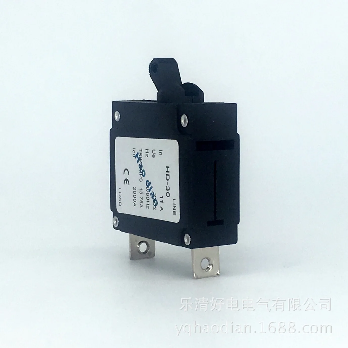 

10pcs Hydraulic electromagnetic circuit breaker hd-30 1P/11A device protects the over-magnetic circuit breaker