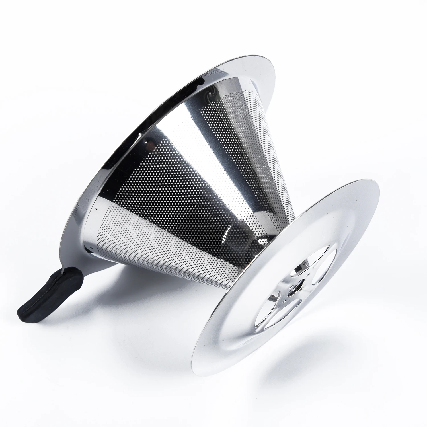 

Reusable Coffee Filter Cone Drip Pour Over Coffee Dripper Titanium Mesh Strainer Home Garden Supplies