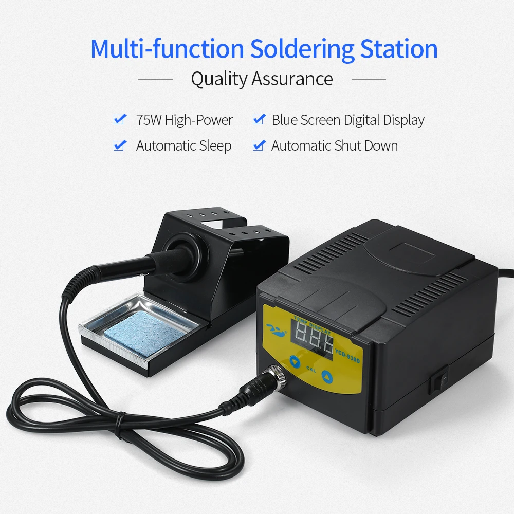 

Large Screen Digital Display Soldering Station Repair Welding Soldering Iron Set Intelligent Control Temperature Solder Station