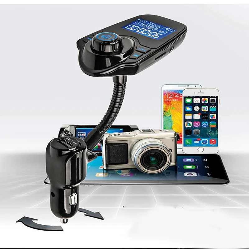 

Wireless Bluetooth Car Kit MP3 Player FM Transmitter Wireless Radio Adapter USB Quick Car Charger for Smartphone Iphone dfdf