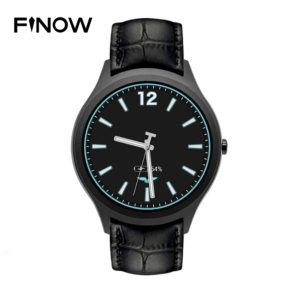Finow X1 3G Android SmartWatch Clock Heart Rate Phone BT 4