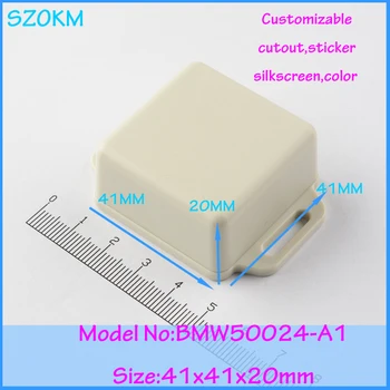 

25pcs/lot plastic electronic enclosures plastic container electrical utility box electric junction boxes 41x41x20 mm
