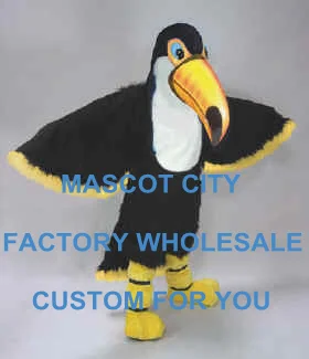

High Quality Plush Material Toucan Mascot Costume Adult Size Birds Mascotte Mascota Outfit Suit Fancy Dress SW562