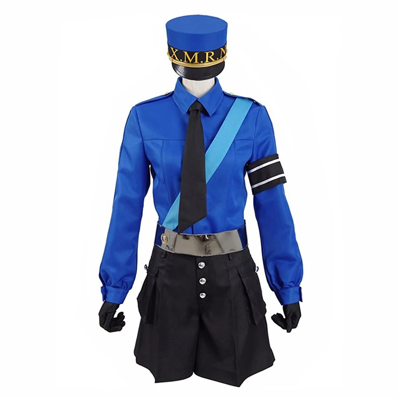 Persona 5 Твин тюрьма надзиратели Каролин и Джастин Косплей форма костюм костюмы на Хэллоуин индивидуальный заказ
