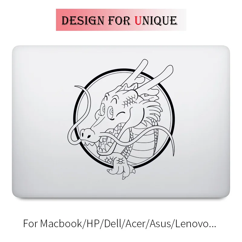 Dragon Ball Z Shen Long наклейка для ноутбука Apple Macbook Наклейка Pro Air retina 11 12 13 15 дюймов виниловая Mac hp Mi Surface Book Skin