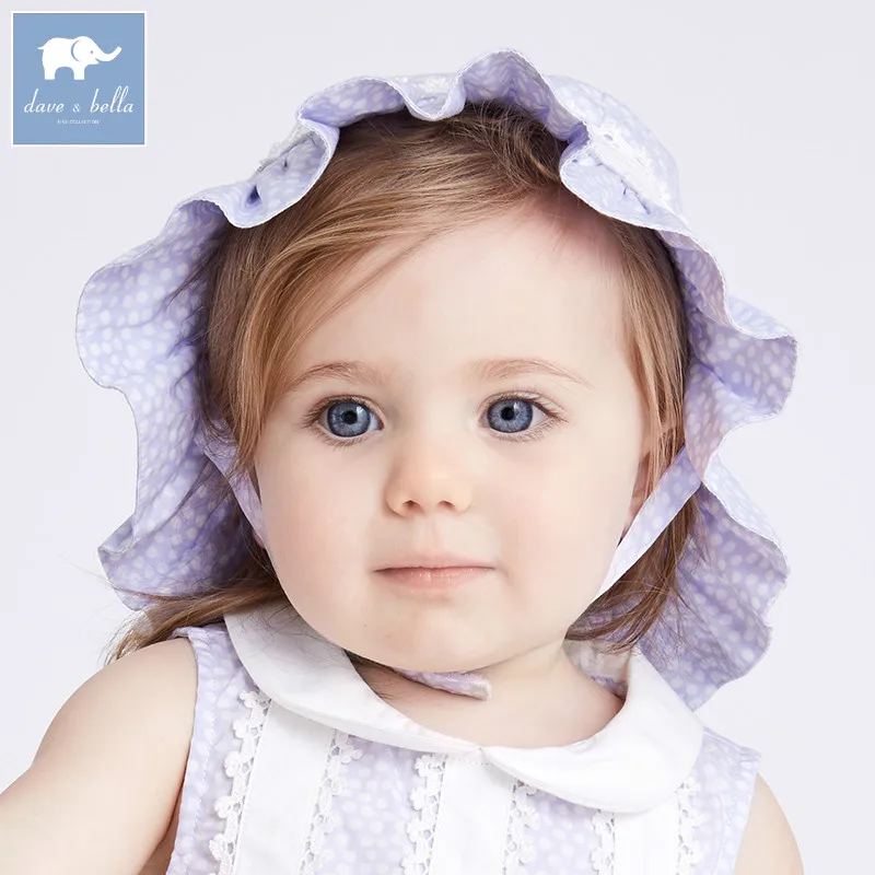 

DB7170-H dave bella spring summer baby girls dots print hat girls bucket cap