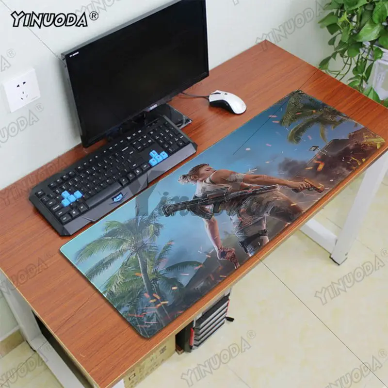 Yinuoda Top Quality Free Fire Durable Rubber Mouse Mat Pad Free Shipping Large Mouse Pad Keyboards Mat mouse pad