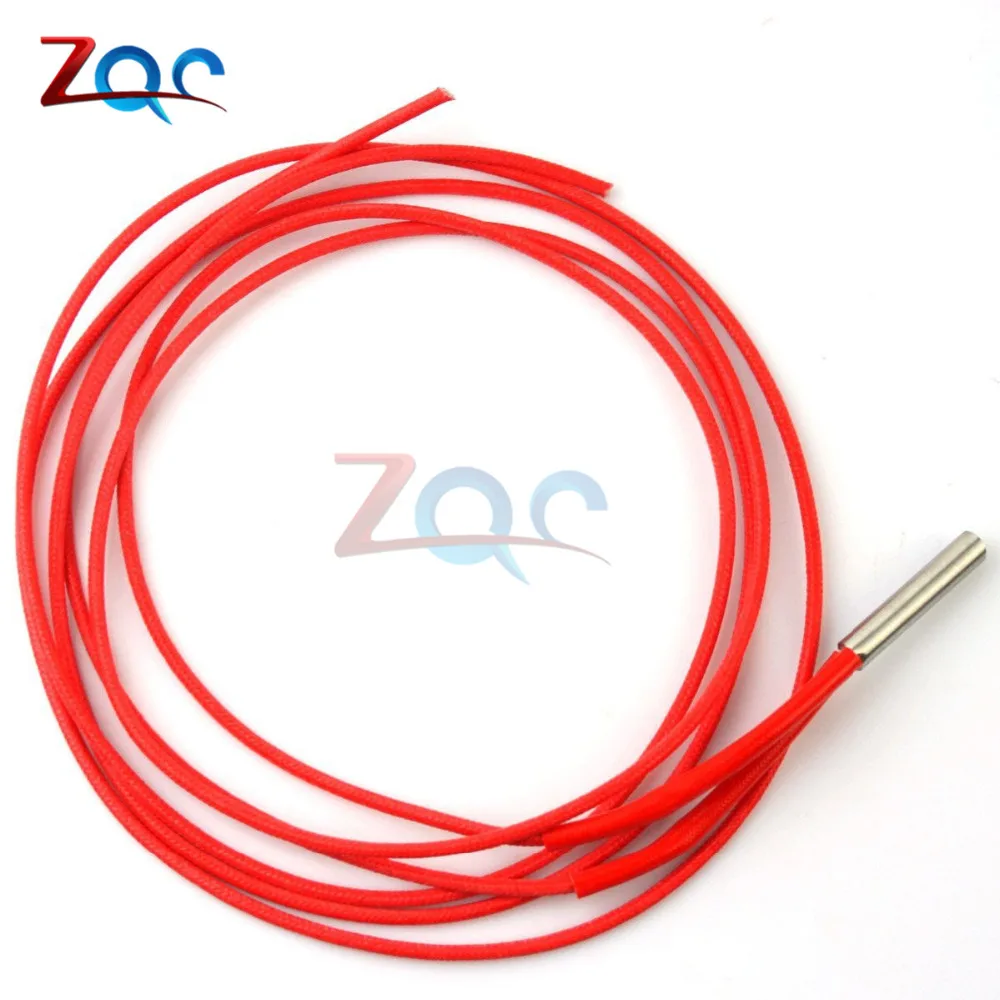 

12V 40W Ceramic Cartridge Heater 6mm*20mm For Extruder 3D Printers Parts Heating Tube Heat 12V40W 1M Extrusion Part