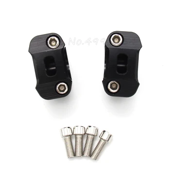

Motorcycle 1 1/8" CNC Aluminum Handlebar Risers 28mm Adjustable Fat Bar Clamps Universal For Honda Kawasaki Ducati Yamaha