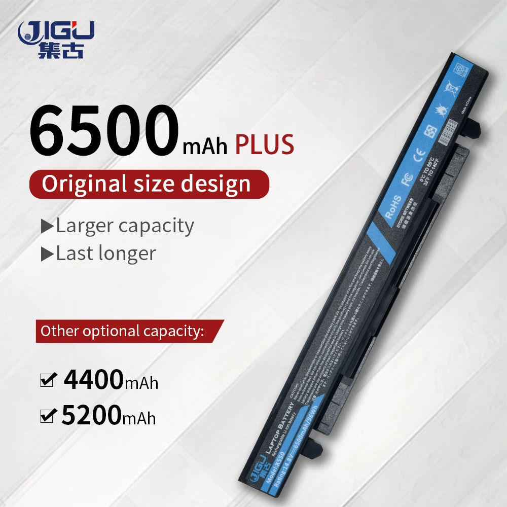 

JIGU Laptop Battery For Asus K550V K550L K550C K450V K450L K450C F552V F552C F550V F550L F550C F450V F450L A550V A550L A550C